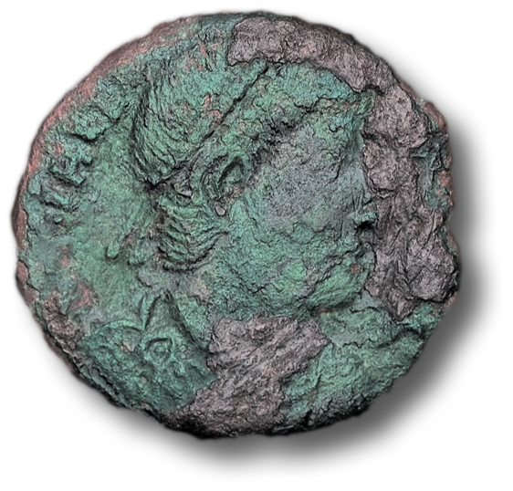 368-375 AD Valens Bronze Coin